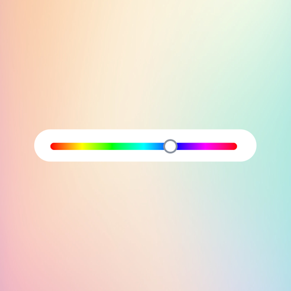 PicMonkey's color spectrum for choosing design colors. 