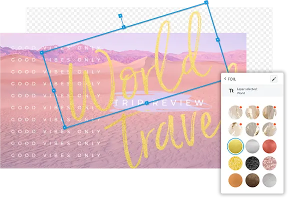 YouTube channel art design with PicMonkey effects applied.