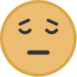 Yellow Pensive Face